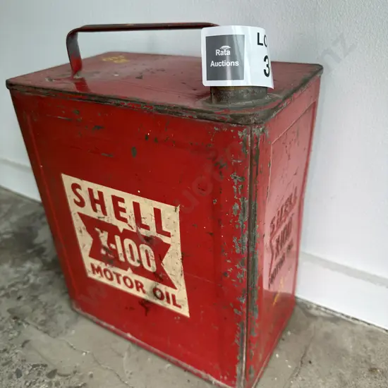 Shell Motor Oil Tin