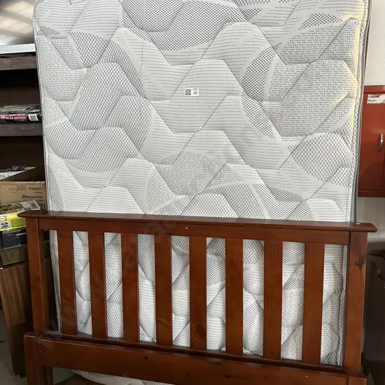 Queen size bed and frame