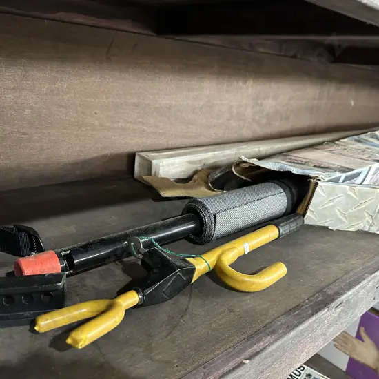 load handler, lock and blind