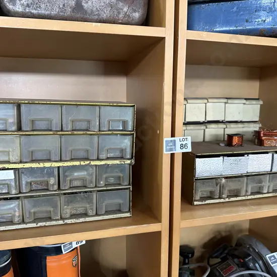 parts drawers and copper wire