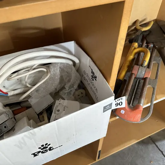 electrical box and tools