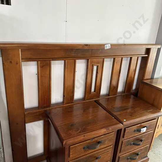 Solid Pine Queen headboard