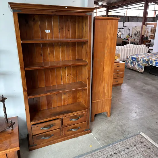 Solid Pine bookcase