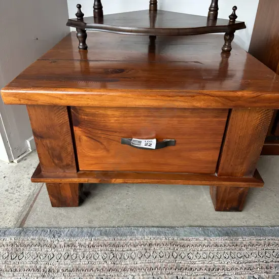 Solid Pine side table