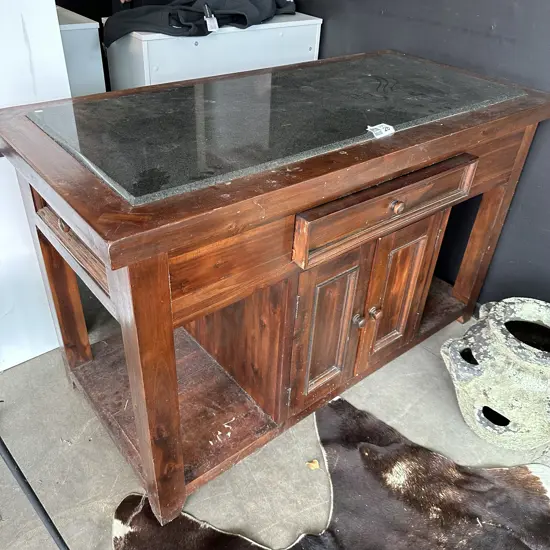 Granite top kitchen block