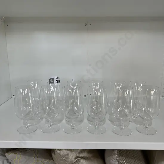 12 Spiegelau beer/water glasses