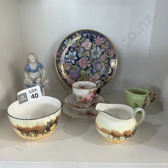 Coaching scene, Carltonware, American Beauty etc