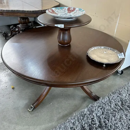 Mahogany High Tea coffee table - excellent condition