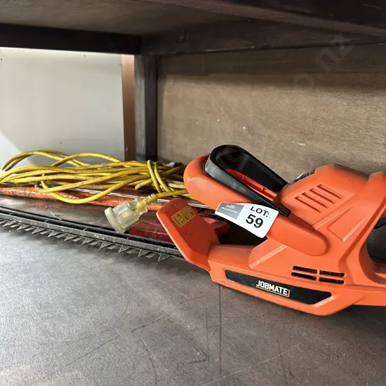 Hedge trimmer, leads etc