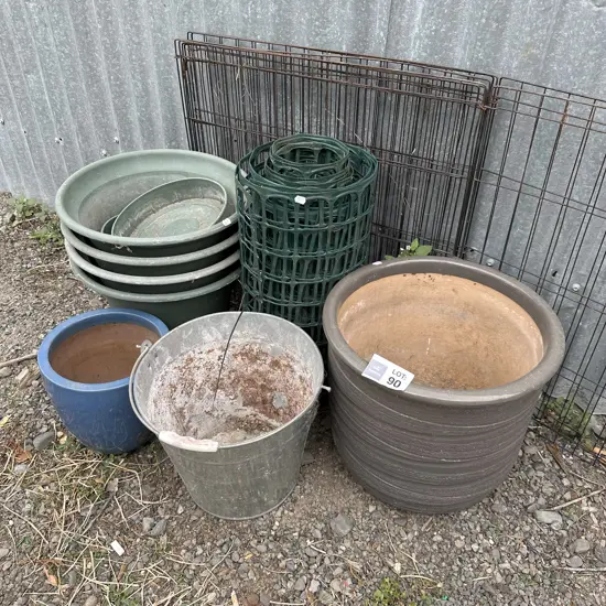 Bucket, planters etc