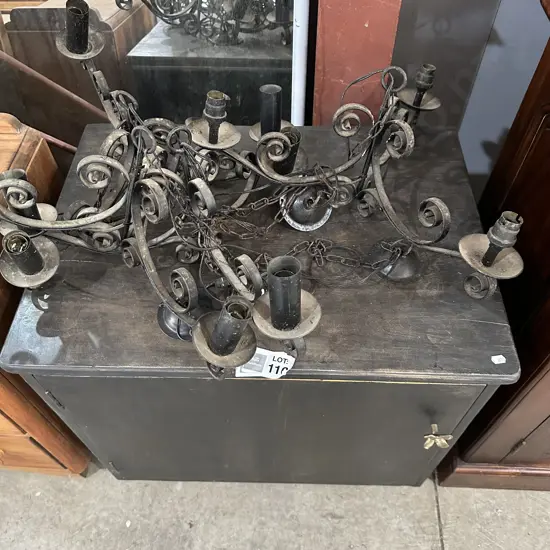 Cupboard and light fittings