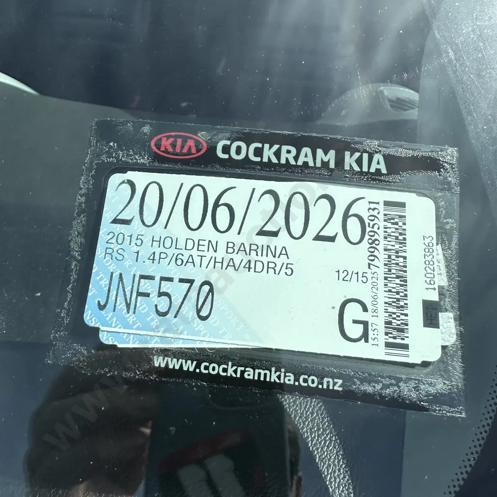 2015 Holden Barina RS on mint Pirelli tyres 78000kms Image 1++