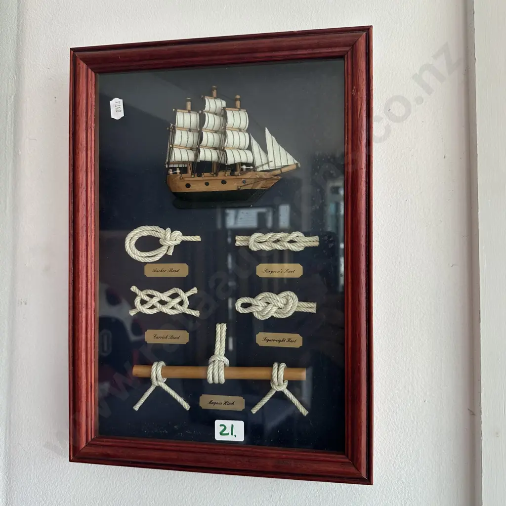 2 sailing knot wall hangings Image 1++