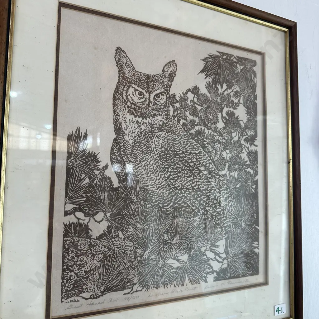 ltd ed Owl print Image 1++