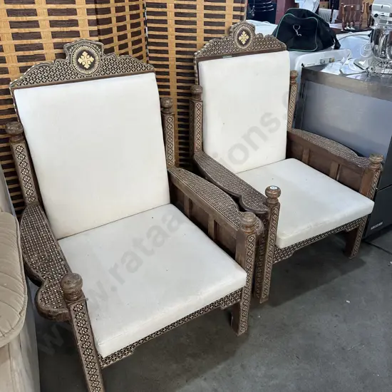 Pr Syrian antique chairs