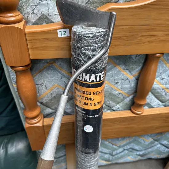 5m roll netting plus hoe