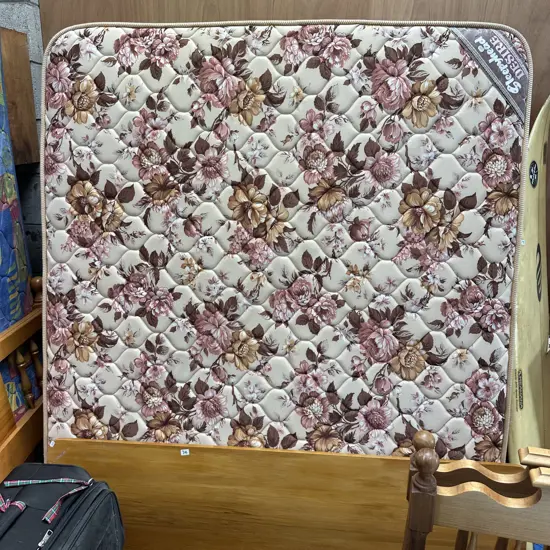 double bed and headboard