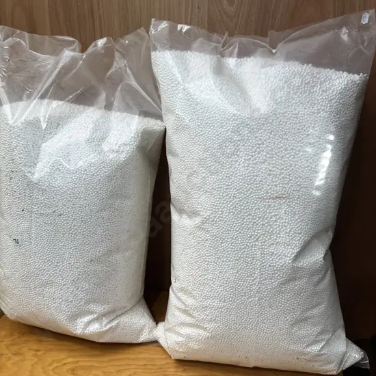 bean bag filler plus suitcases