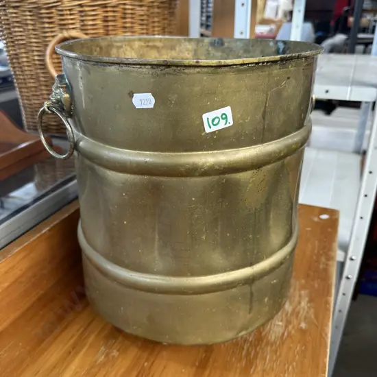 Brass bucket