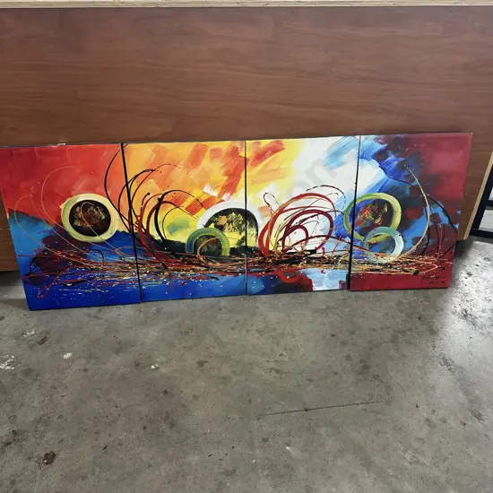 set of paintings plus prints