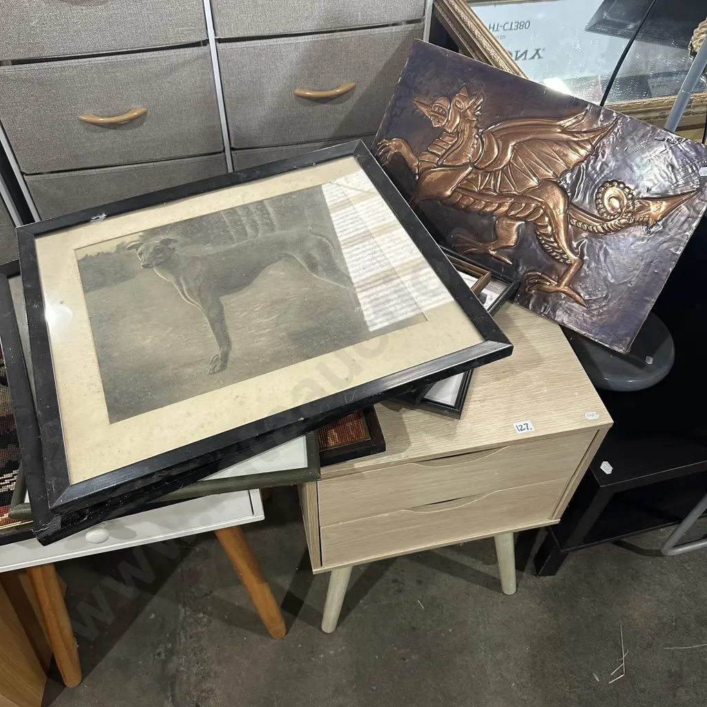 copper art, pictures, 3 average bedsides Image 1++