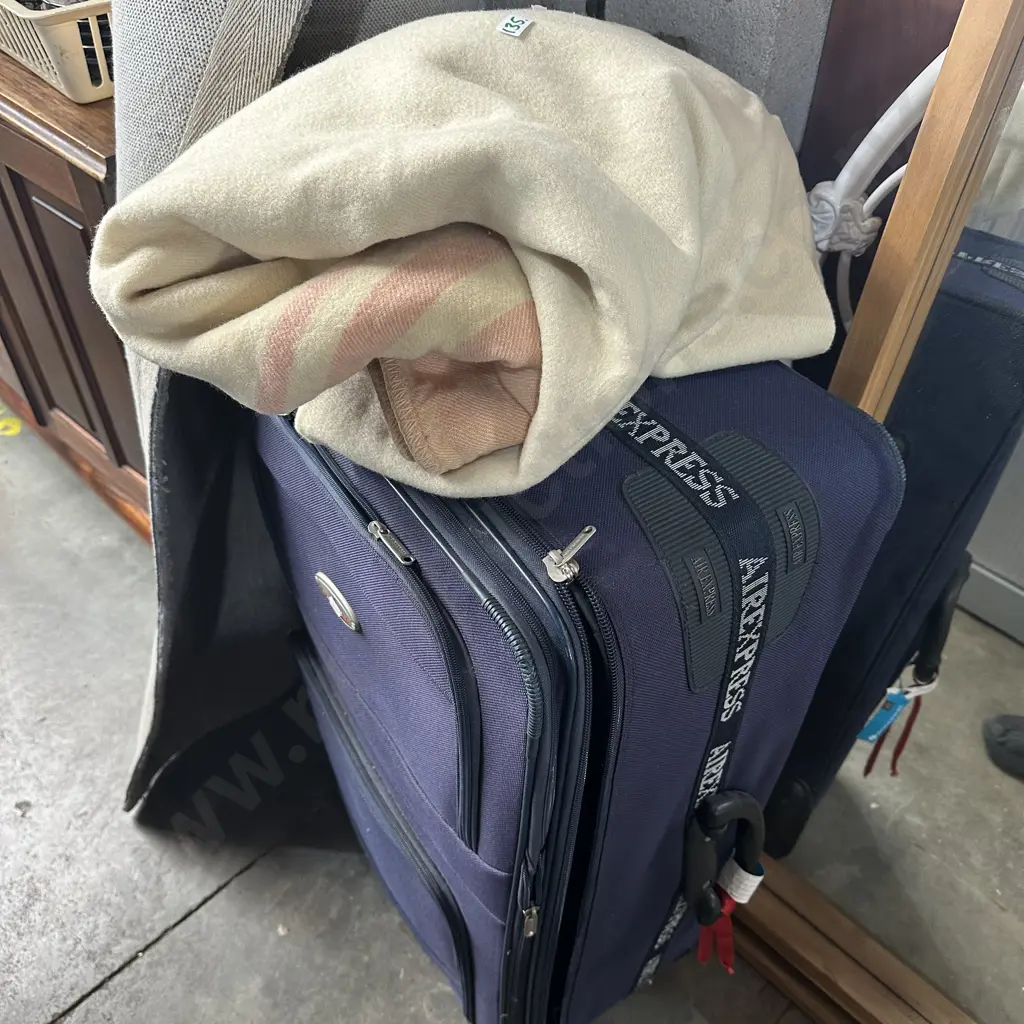blanket and suitcase Image 1++