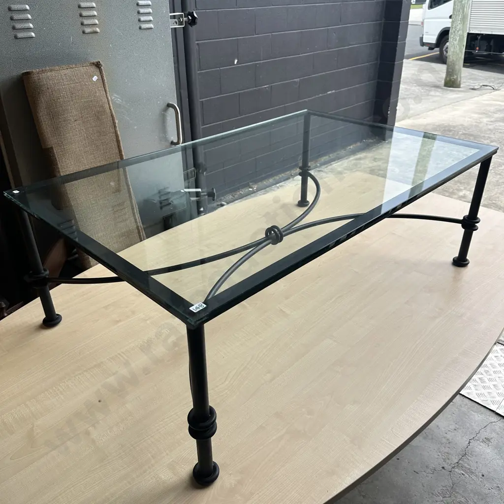 glass top coffee table Image 1++