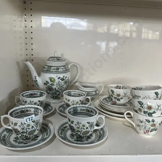 Woods coffee pot, cups etc