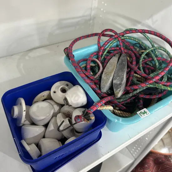 sinkers, bungies, hardware