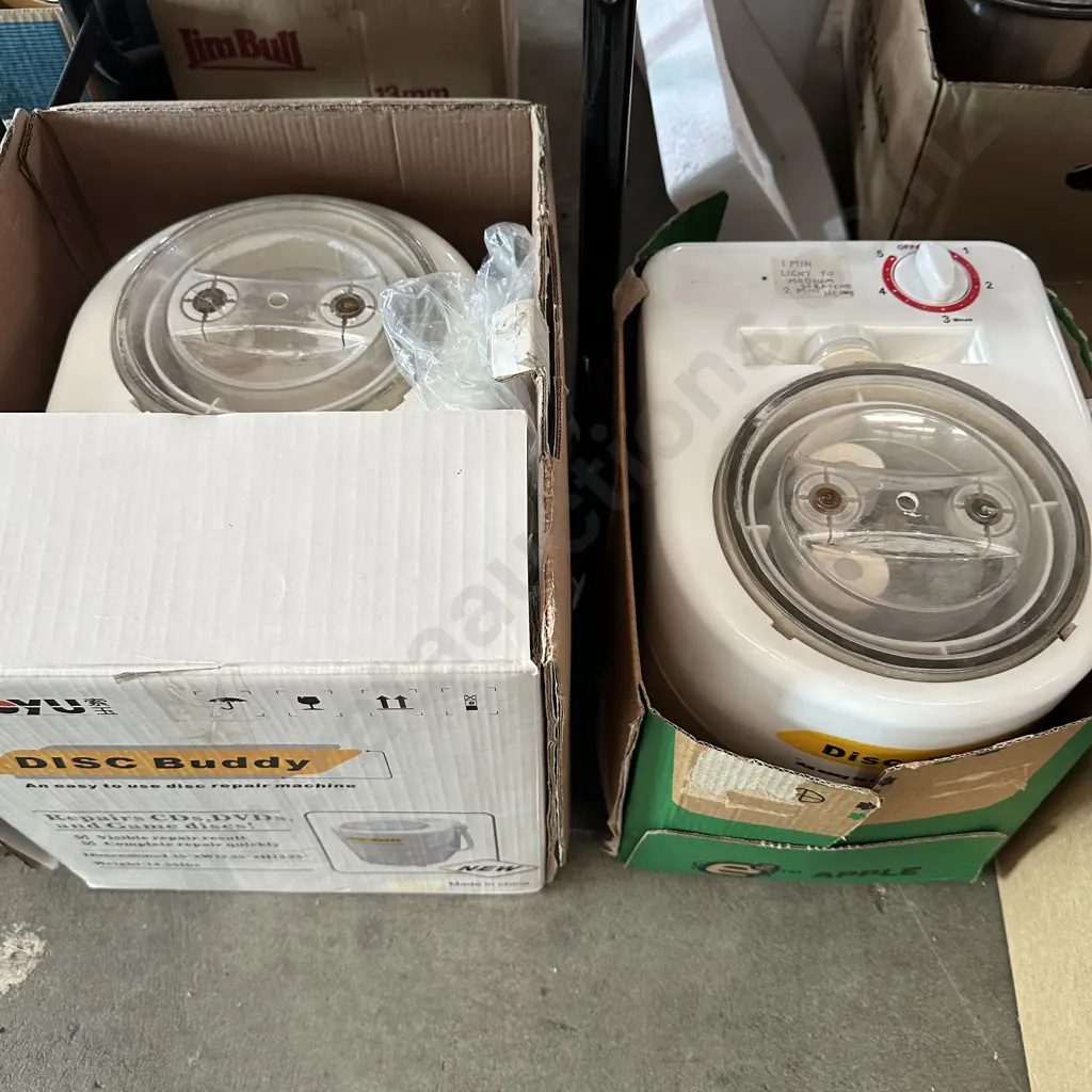 Two Disk Buddy disk repair machines. Image 1++