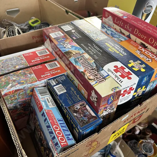 Box of puzzles