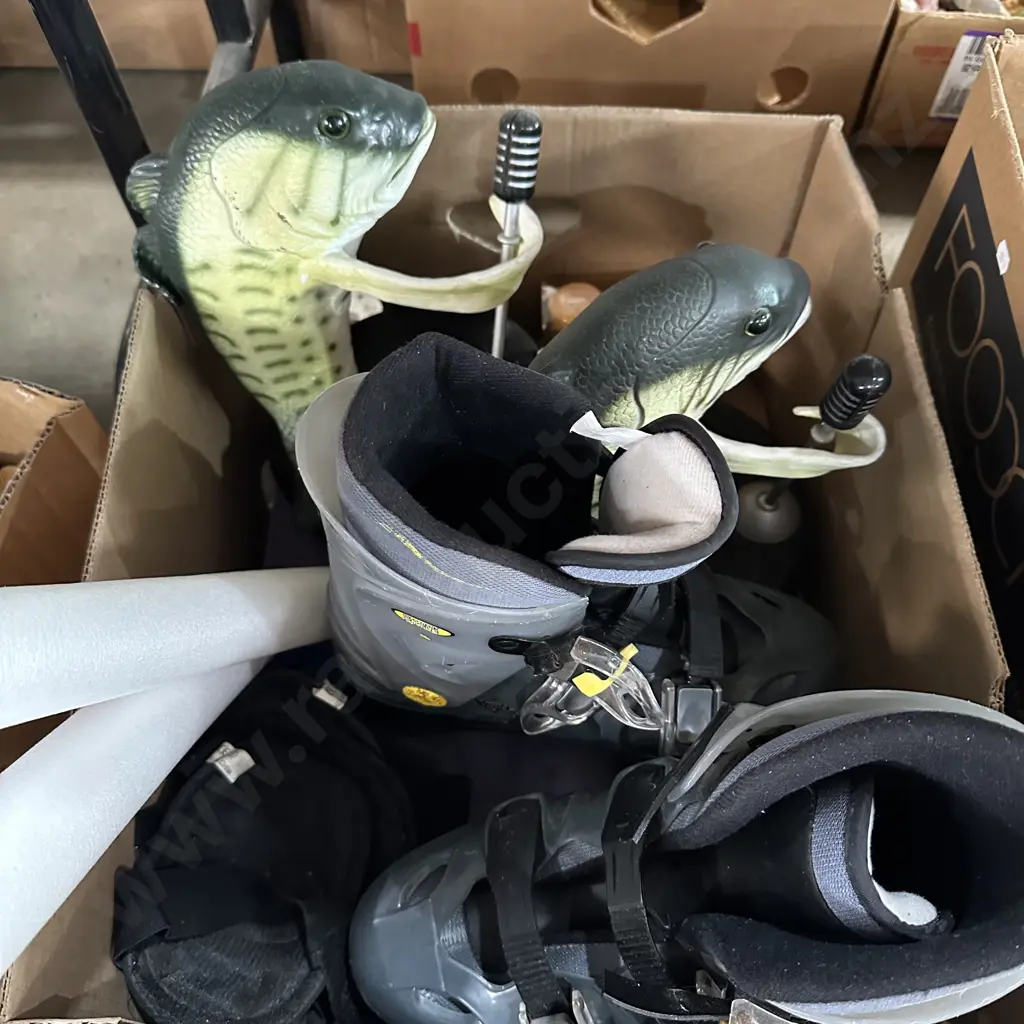 Roller blades and a pair of singing Bass etc. Image 1++