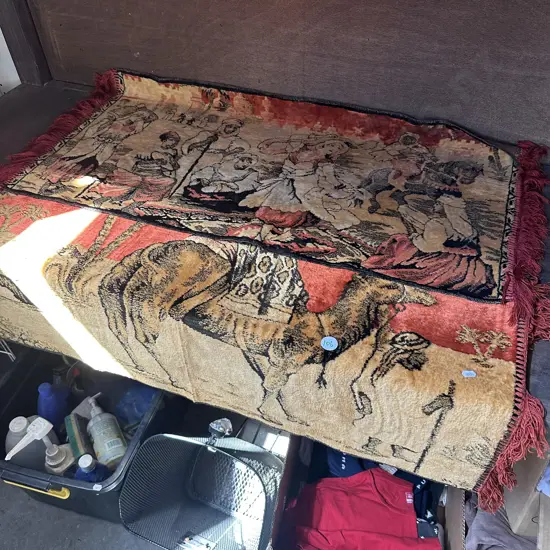 2 x Persian scene mats