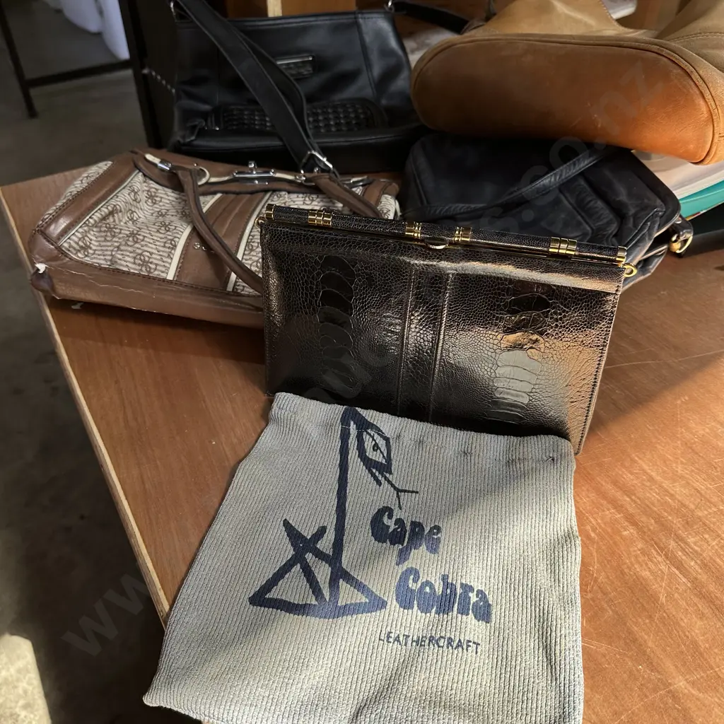 handbags inc vintage Cape Cobra leather snakeskin purse (as new) Image 1++