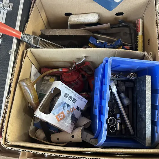 oiler, tools and hardware