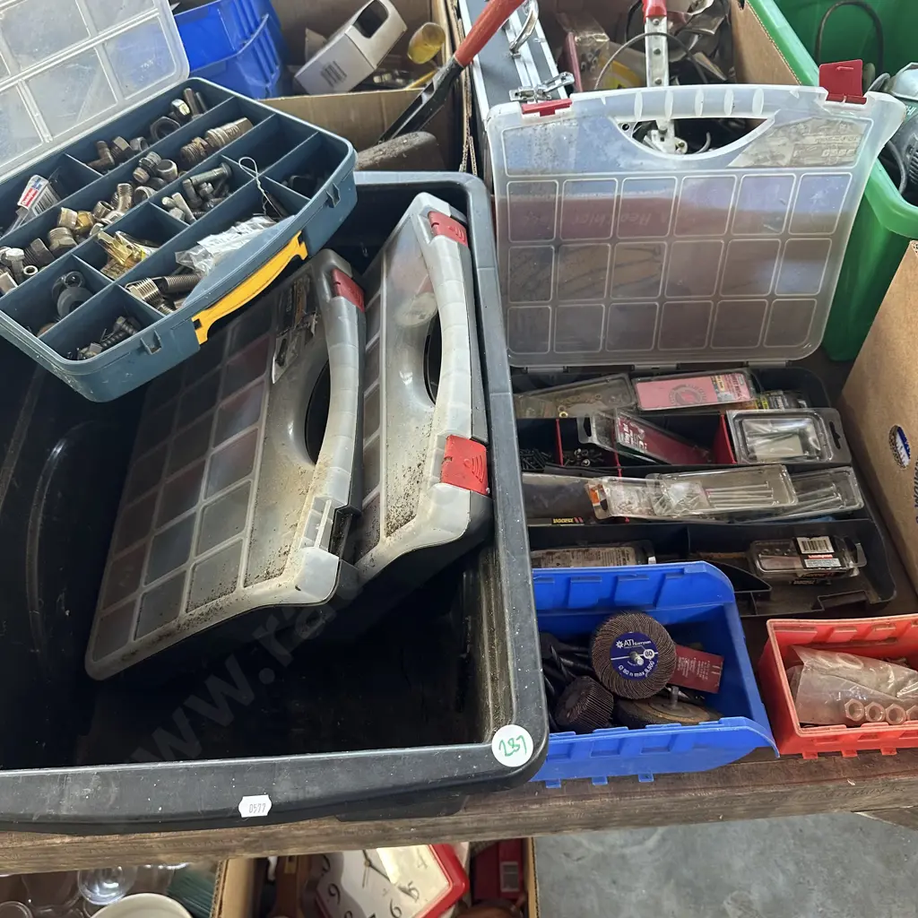 bin of parts boxes Image 1++