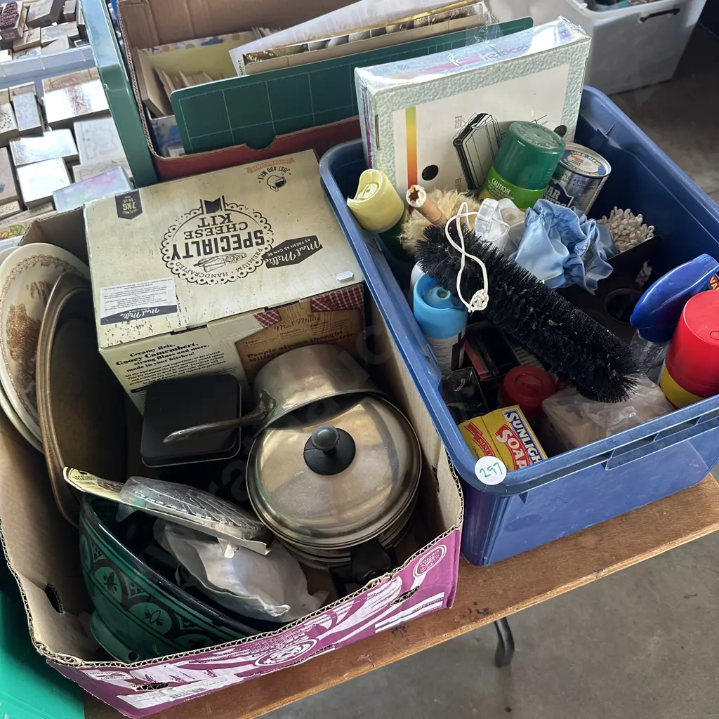 cheese kit, pots, cleaning product etc Image 1++