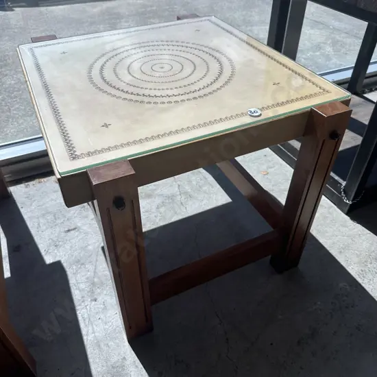 leather worked 1980s coffee table 660 x 560