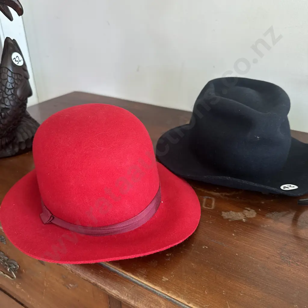 2 new felt hats Image 1++