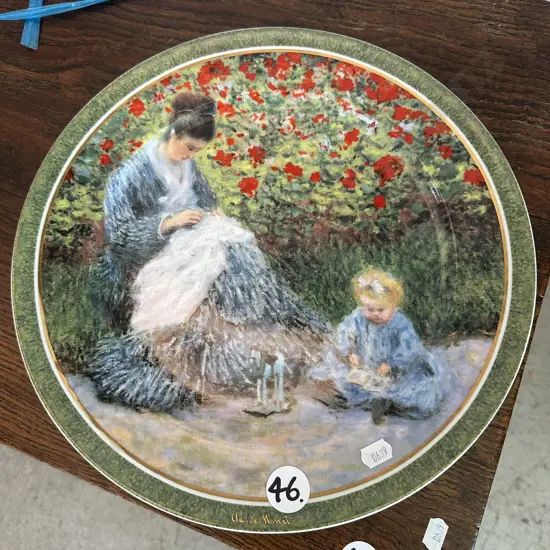 wall plate ltd edition Claude Monet  by Goebel