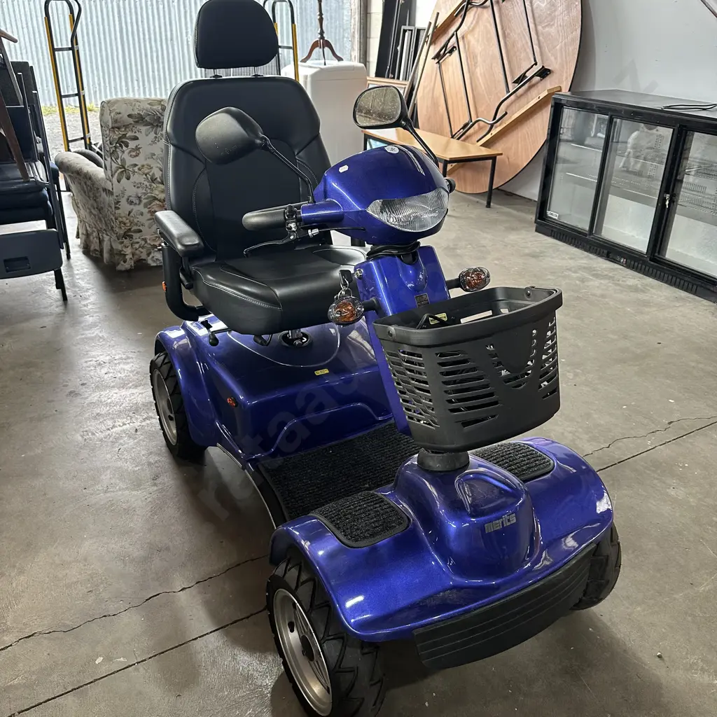 As new (virtually unused) Merits mobility scooter cost 7.5k from Hewitts Image 1++