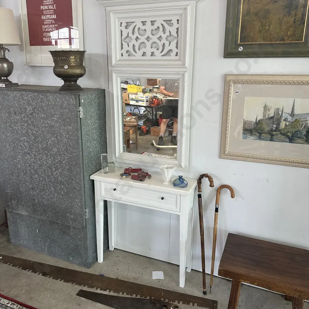 2pc bedroom mirror & drawer Image 1++