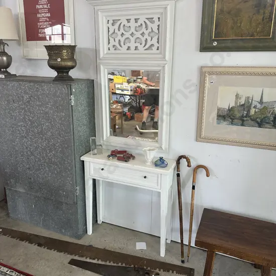 2pc bedroom mirror & drawer