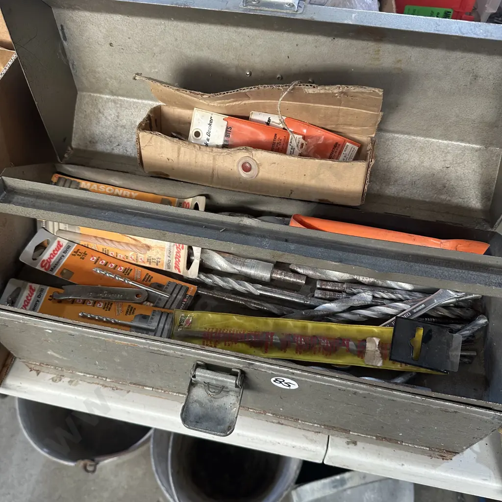 tool box and drill bits Image 1++