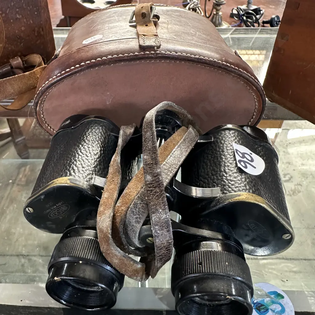 leather cased binos Image 1++