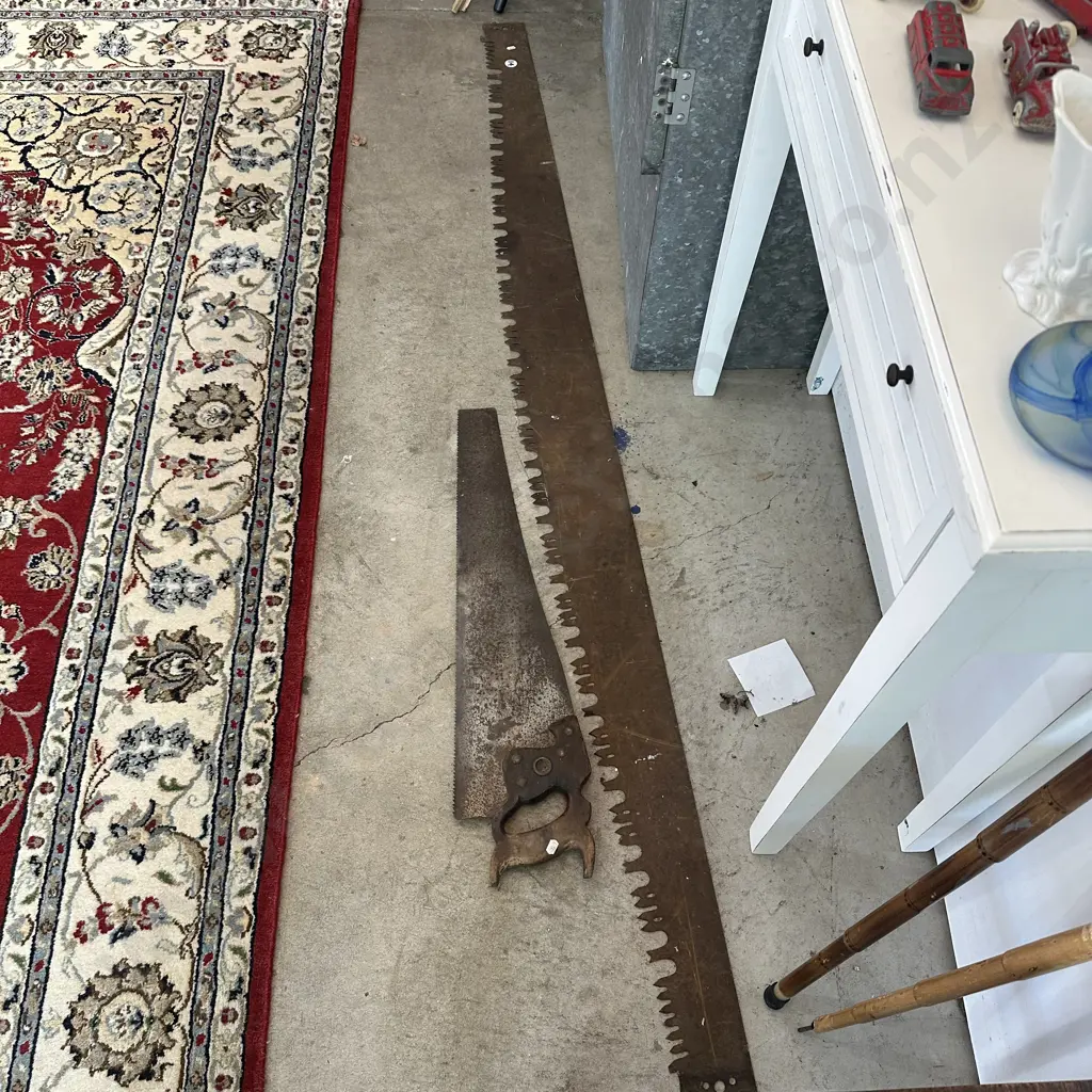 vintage crosssaw and had saw Image 1++
