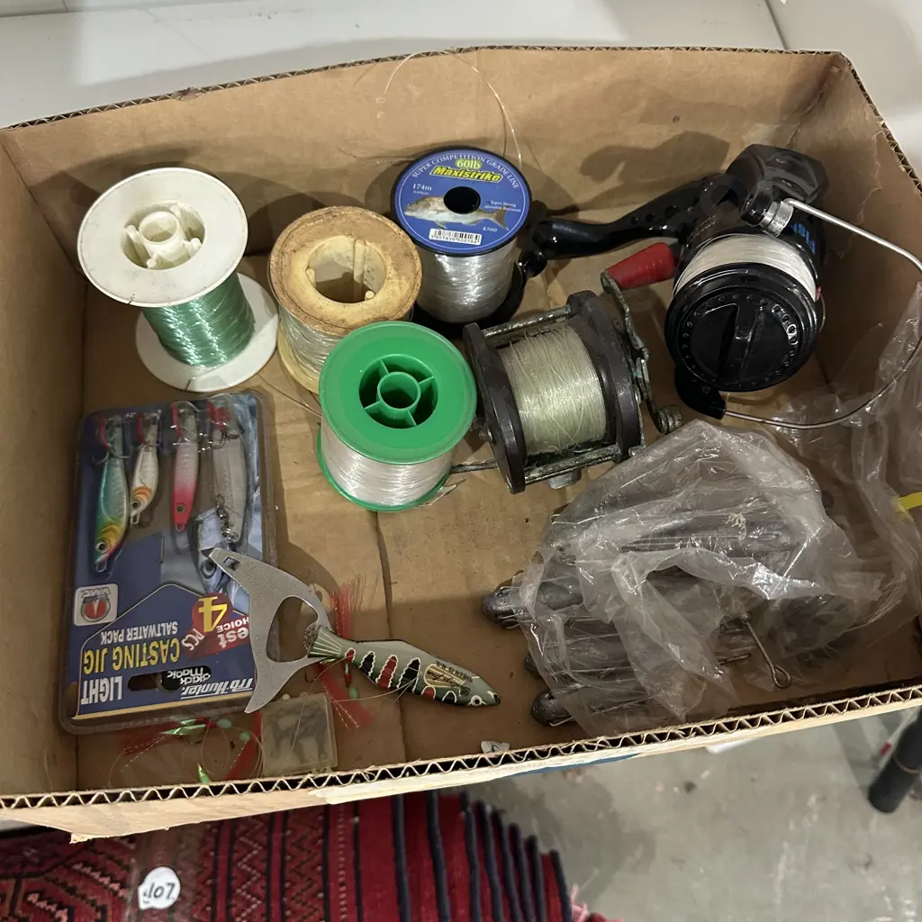 fishing rods, reels and tackle -2 photos Image 1++