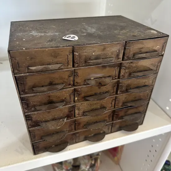 vintage parts drawers