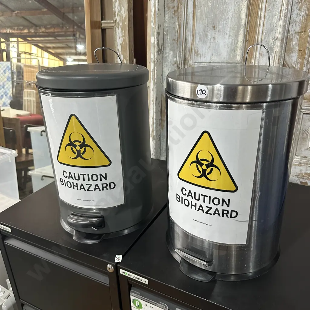 2 pedal bins Image 1++