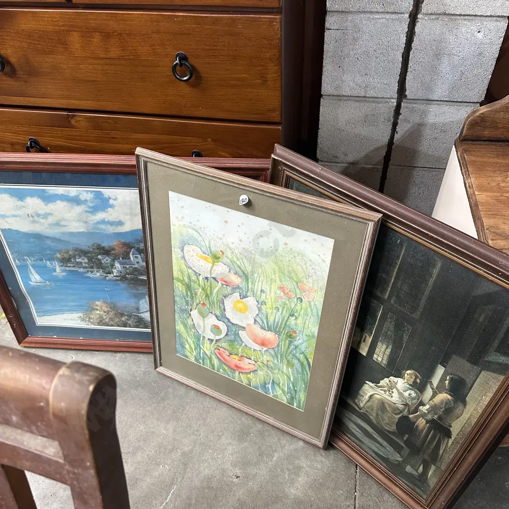 2 prints and watercolour Image 1++